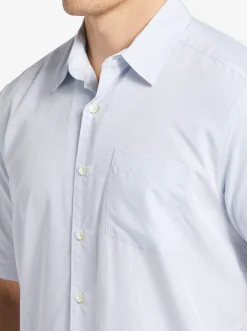 Quiksilver Waterman Kings Cliff Short Sleeve Shirt White Kings Cliff Shop