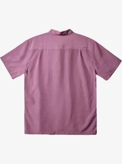 Quiksilver Waterman Kings Cliff Short Sleeve Shirt Mellow Mauve Kingscliff Fashion