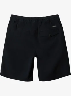 Quiksilver Waterman Last Light Elastic Waist 19" Shorts Black Outlet
