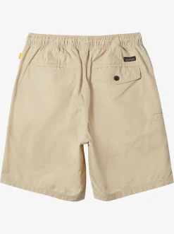 Quiksilver Waterman Last Light Elastic Waist 19" Shorts Brown Rice Discount