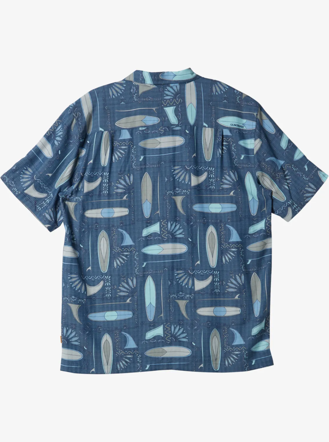 Quiksilver Waterman Long Boards Woven Shirt Longboards Ensign Blue New