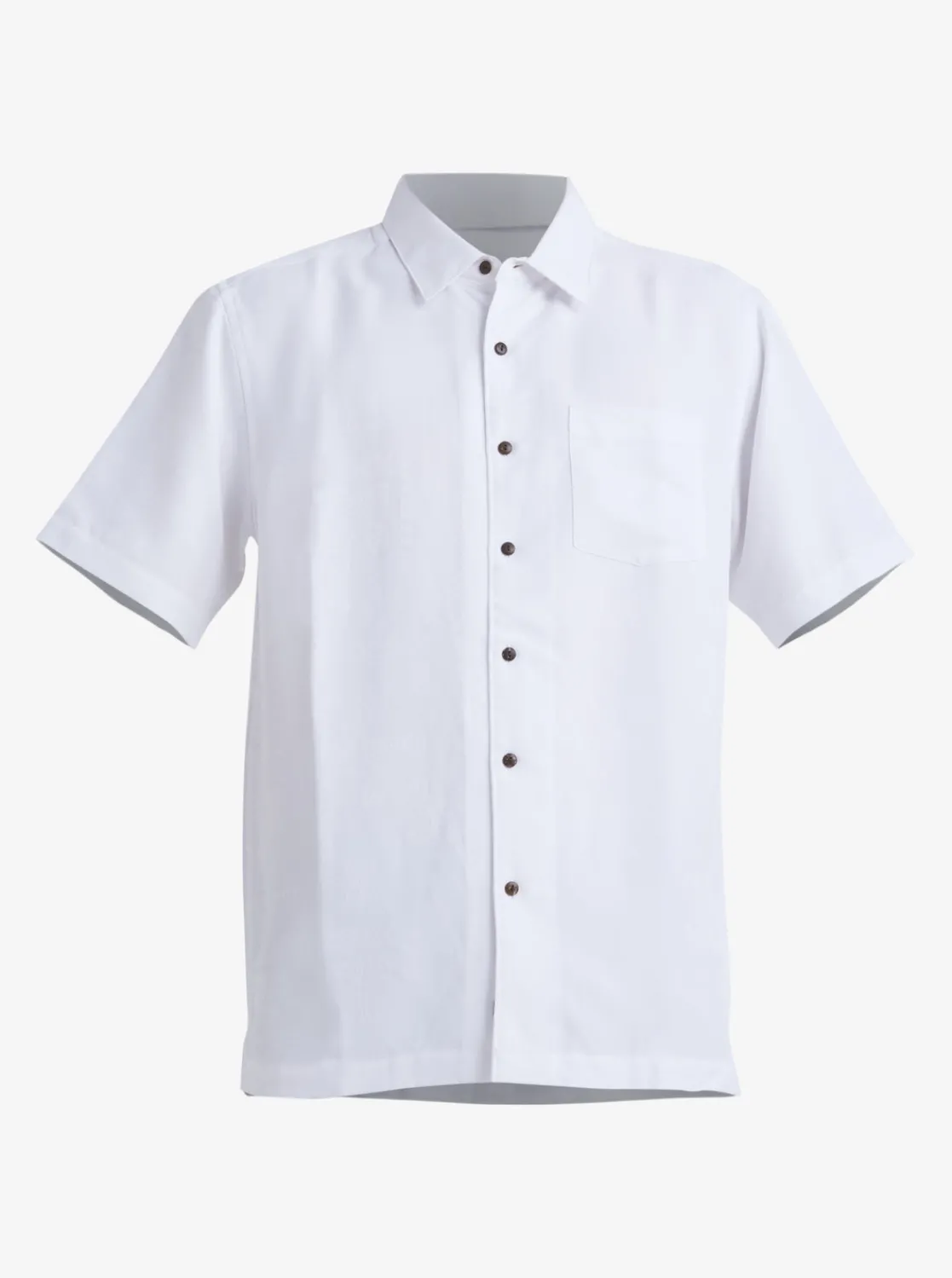 Quiksilver Waterman Manele Bay Short Sleeve Shirt White Shop