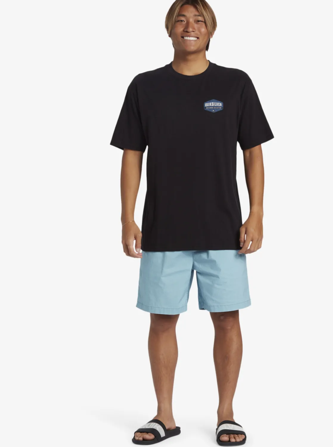 Quiksilver Waterman Morning Session T-Shirt Black Sale