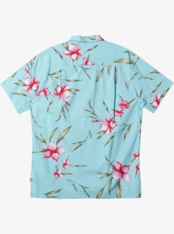 Quiksilver Waterman Night Bloomer Woven Shirt Gulf Stream Night Bloomer Shop