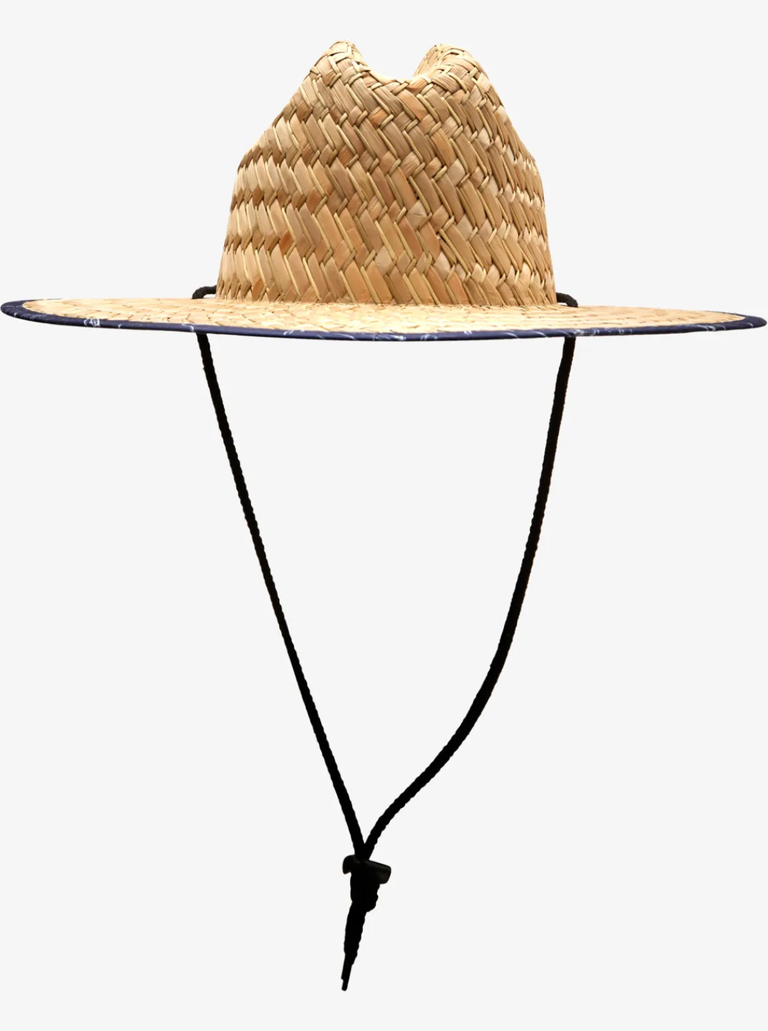 Quiksilver Waterman Outsider Straw Lifeguard Hat Medieval Blue Line Spinner Best Sale