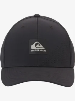Quiksilver Waterman Perf Turf Snapback Hat Black Hot