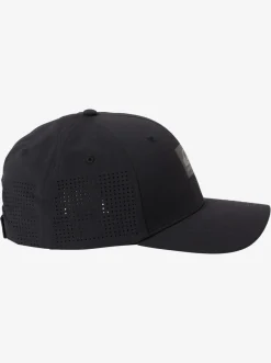 Quiksilver Waterman Perf Turf Snapback Hat Black Hot