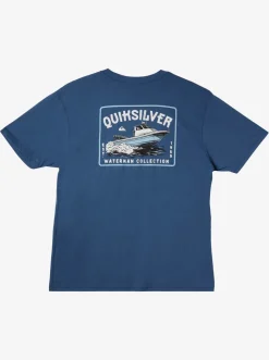 Quiksilver Waterman Sea Search Qt-Shirt Ensign Blue Store