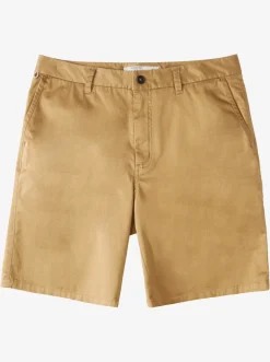 Quiksilver Waterman Secret Ocean 20" Chino Shorts Dull Gold Discount