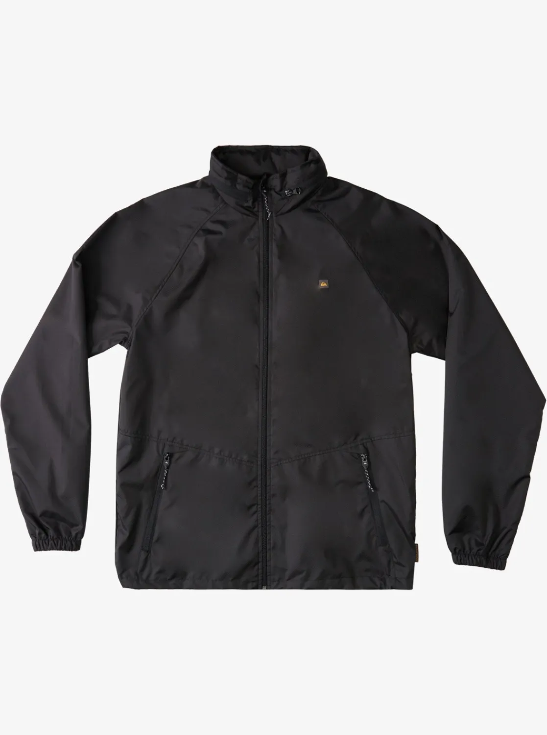 Quiksilver Waterman Shell Shock Water-Resistant Lightweight Mini Ripstop Windbreaker Black Outlet