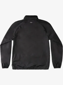 Quiksilver Waterman Shell Shock Water-Resistant Lightweight Mini Ripstop Windbreaker Black Outlet