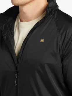 Quiksilver Waterman Shell Shock Water-Resistant Lightweight Mini Ripstop Windbreaker Black Outlet