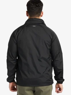 Quiksilver Waterman Shell Shock Water-Resistant Lightweight Mini Ripstop Windbreaker Black Outlet