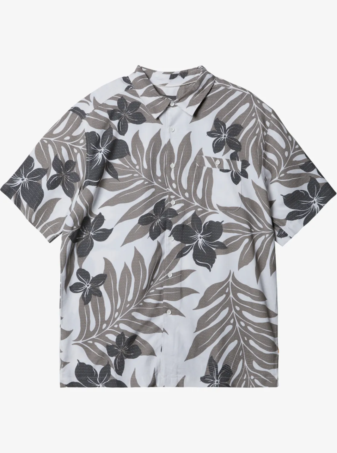 Quiksilver Waterman Shonan Short Sleeve Shirt White/Black New