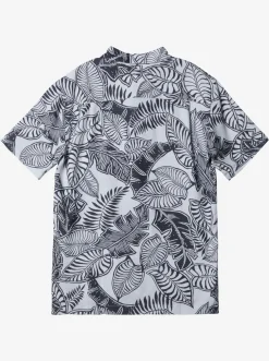 Quiksilver Waterman Siesta Short Sleeve Shirt Black / Wht Discount