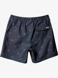 Quiksilver Waterman Small Pedals 17" Volleys Black Small Pedals V Fashion