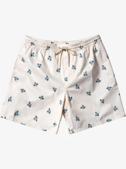 Quiksilver Waterman Small Pedals 17" Volleys Antique White Small Pedals V Hot