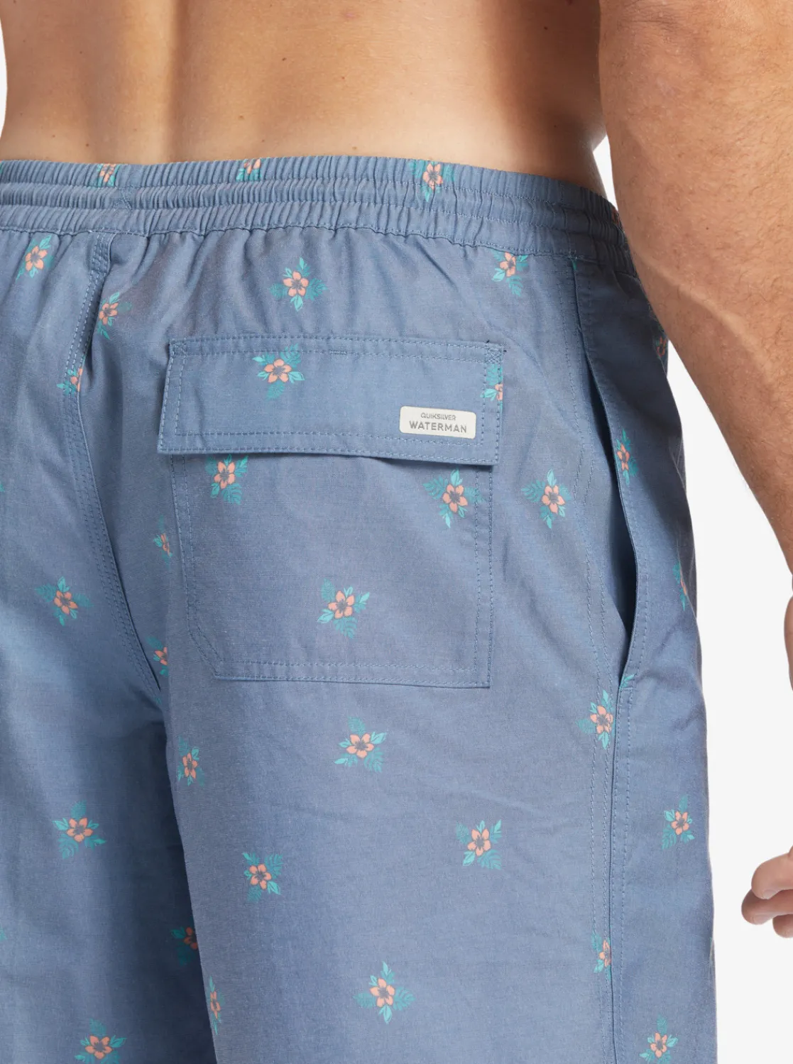 Quiksilver Waterman Small Pedals 17" Volleys Ensign Blue Small Pedals V Online