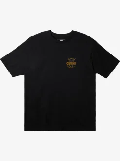 Quiksilver Waterman Tails Up T-Shirt Black Hot