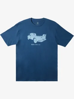 Quiksilver Waterman The Essentials T-Shirt Ensign Blue Discount