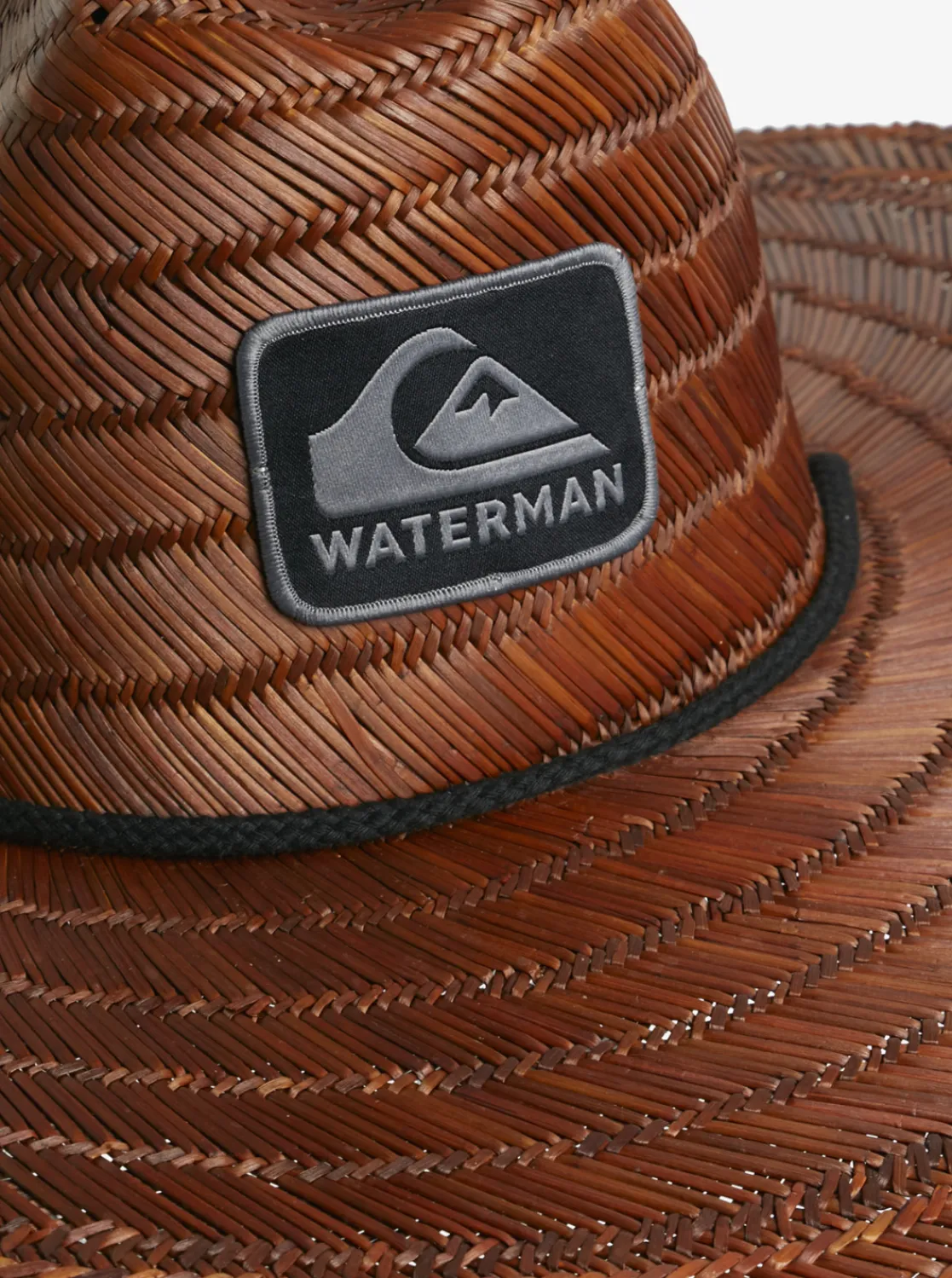 Quiksilver Waterman The Tier Straw Lifeguard Hat Dark Brown Shop