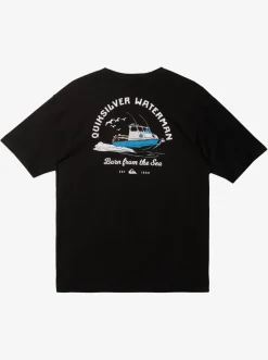 Quiksilver Waterman Todos Run T-Shirt Black Shop