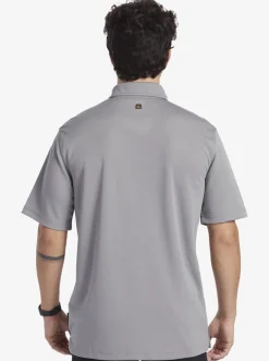 Quiksilver Waterman Water Short Sleeve Polo Shirt Sharkskin Best Sale