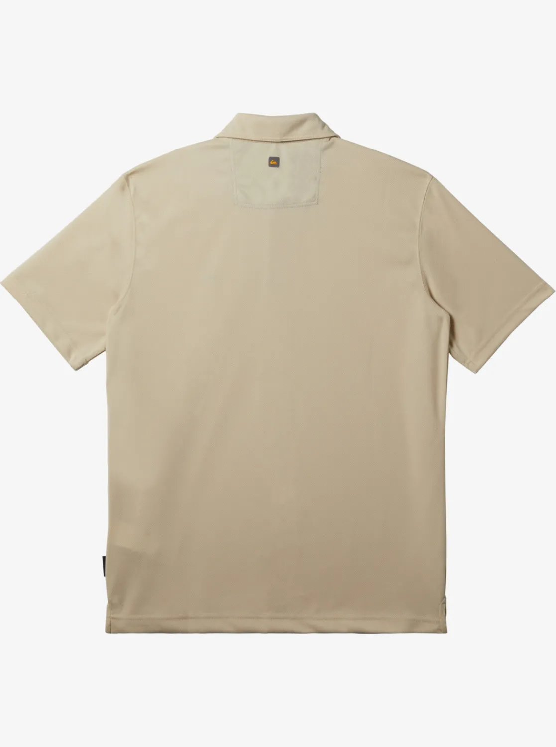 Quiksilver Waterman Water Short Sleeve Polo Shirt Brown Rice Cheap