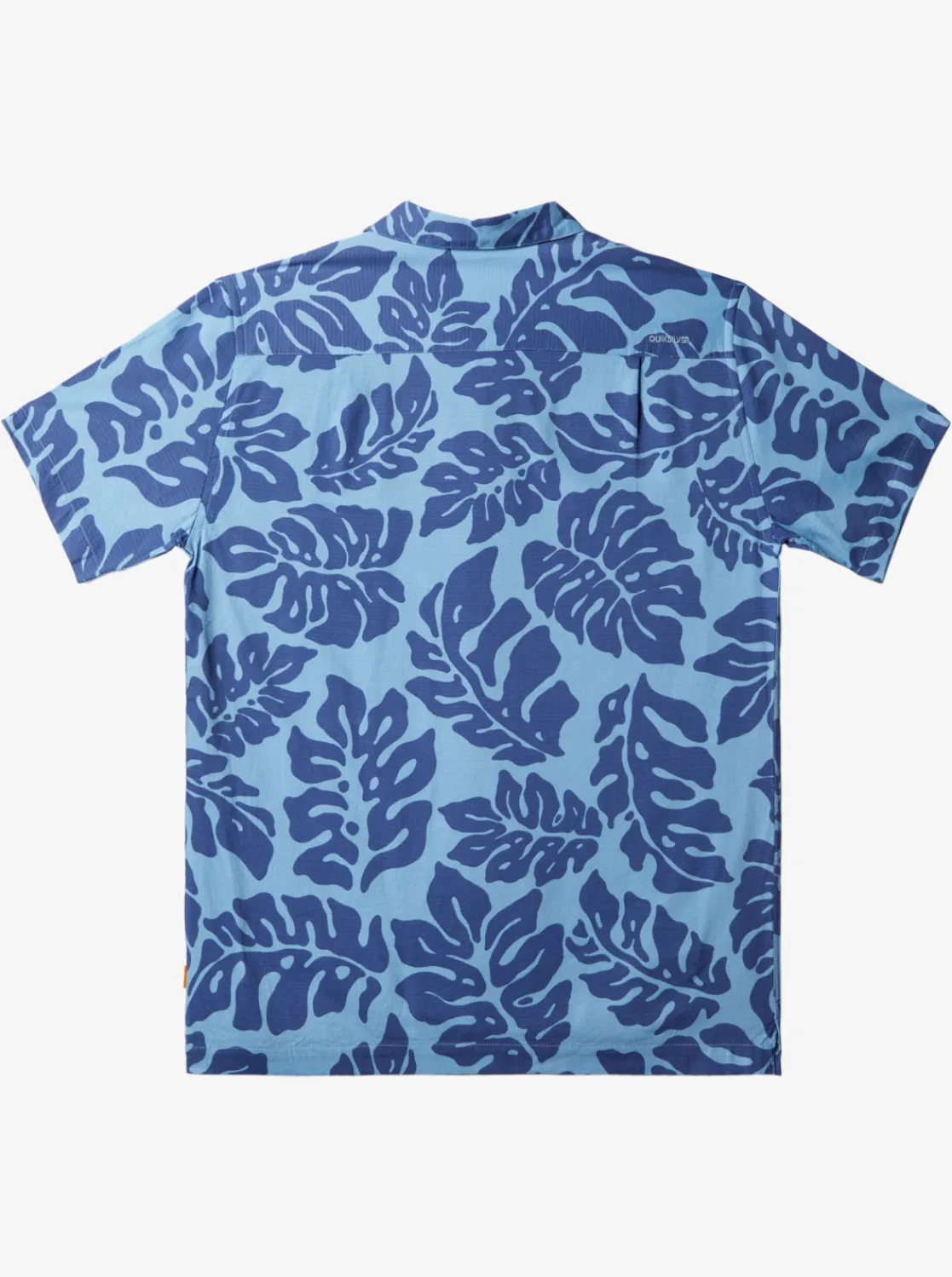 Quiksilver Waterman Waterfall Rain Short Sleeve Shirt Dusk Blue Waterfall Rain Hot