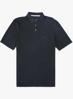 Quiksilver Waterman Waterpolo Short Sleeve Polo Shirt Black Online