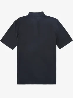 Quiksilver Waterman Waterpolo Short Sleeve Polo Shirt Black Online