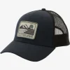 Quiksilver Weekend Rights Trucker Hat Black New