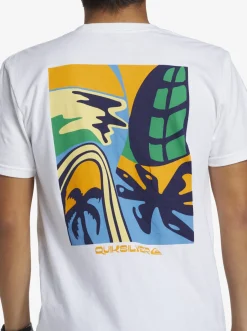 Quiksilver Weird Trip T-Shirt White Cheap