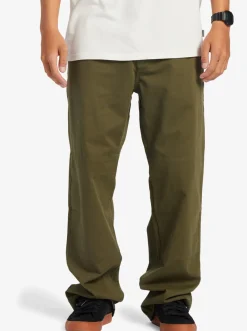 Quiksilver Wilde Chino Pants Grape Leaf Hot