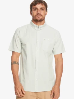 Quiksilver Winfall Short Sleeve Shirt Iceberg Green Sale