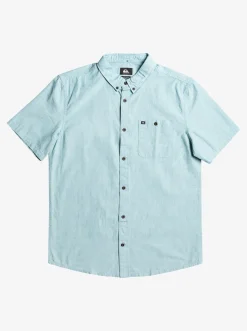 Quiksilver Winfall Short Sleeve Shirt Moroccan Blue Online