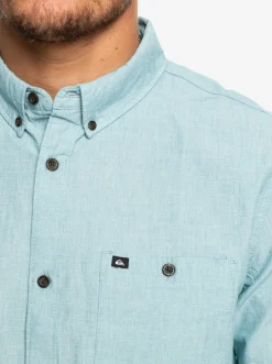 Quiksilver Winfall Short Sleeve Shirt Moroccan Blue Online